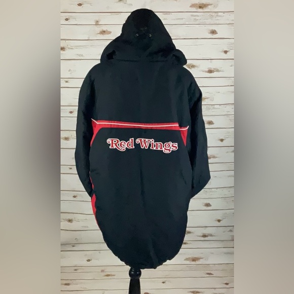 Vintage Reebok Platinum Shield Detroit Red Wings Full Zip Jacket Mens L - Picture 7 of 16